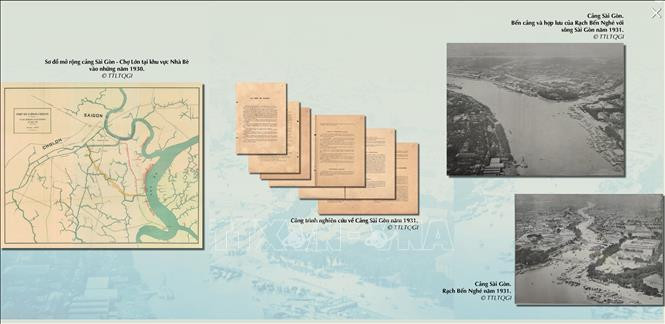 介绍西贡港口的资料。（图片来源：越通社）