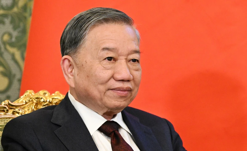 越共中央总书记苏林。