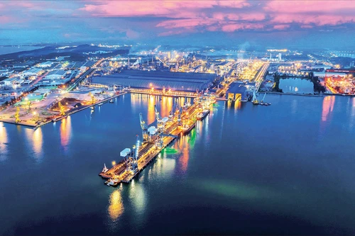 容橘和发钢铁生产综合体。