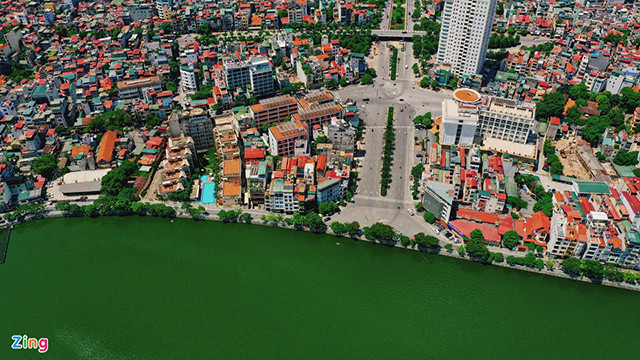 高空俯瞰河内的河流和湖泊（组图） ảnh 5