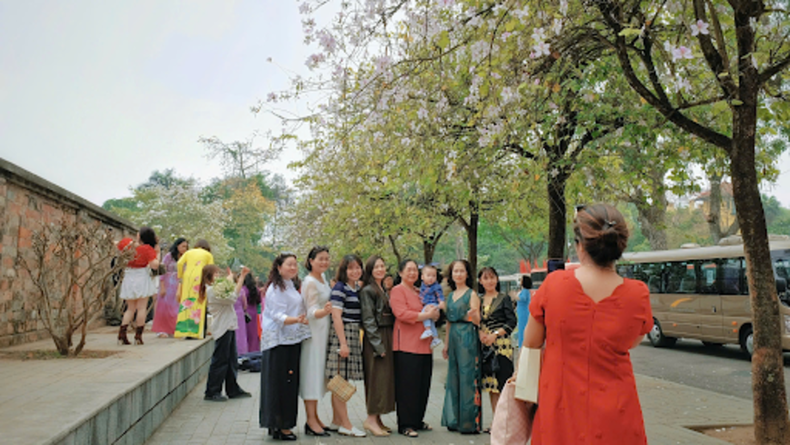 尽管是工作日,但清晨七点,各个年龄段的游客便已纷纷聚集在这片花海之中。 尽管是工作日,但清晨七点,各个年龄段的游客便已纷纷聚集在这片花海之中。