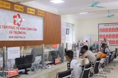 长河乡公共行政服务中心。（图片来源：越通社）