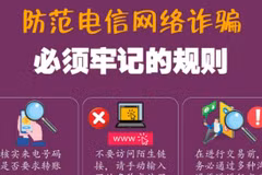 防范电信网络诈骗必须牢记的规则【图表新闻】