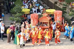 胡志明市举行2026丙午年雄王祭祖大典。（图片来源：越通社）