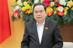 越南国会主席、国家选举委员会主任陈青敏。