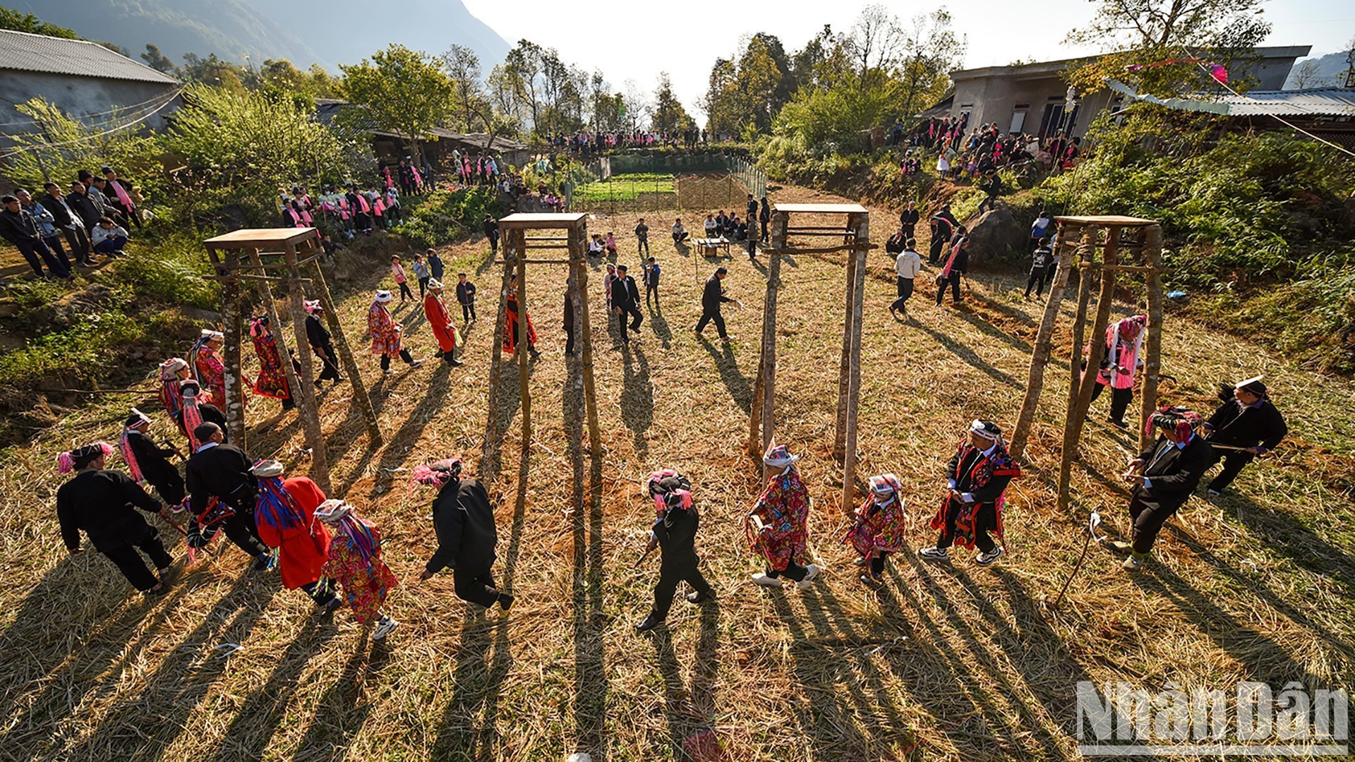 莱州三塘头平瑶族“祖改节”。（武灵 摄）