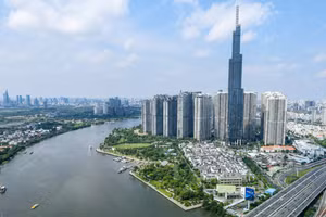 附图：胡志明市的一角。
