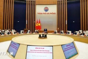 苏林总书记主持会议。（图片来源：VGP）