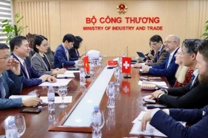 会见场景。（图片来源：工贸部）