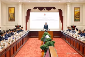 越共中央总书记、国家主席苏林主持与外交部党委常委会和越南驻外大使、代表机构首席代表召开了工作会议。