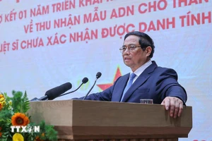范明正总理在会上发表讲话。（图片来源：越通社）