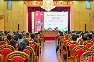 会议场景。（水原 摄）