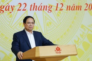 政府总理在会上发表讲话。（图片来源：越通社）