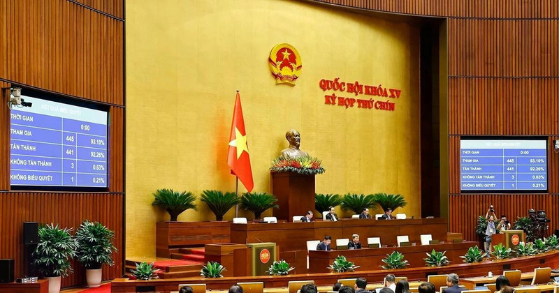 国会通过了《数字技术产业法》。（图片来源：越通社）
