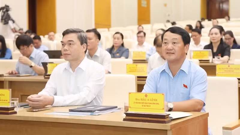 越共中央委员、宣光省委书记侯阿令出席会议。