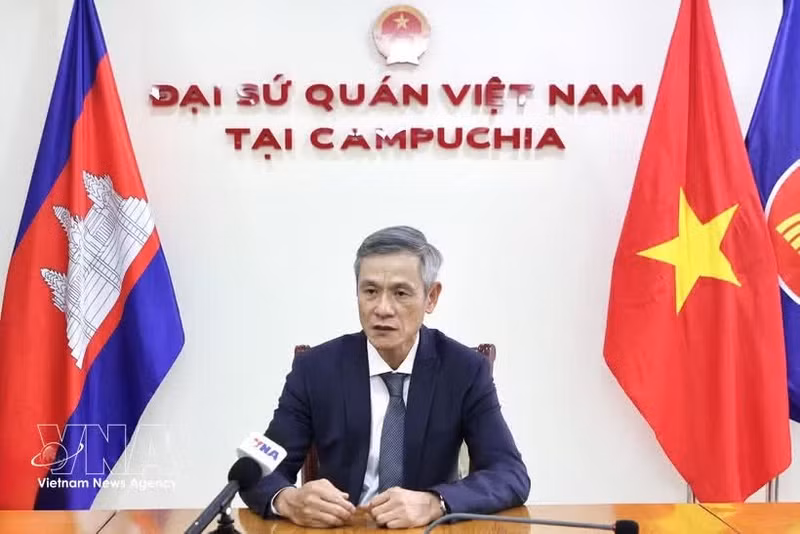 越南驻柬埔寨大使阮明宇。