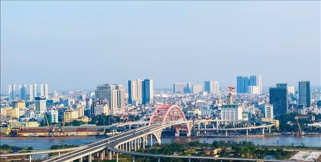 海防市一角。（图片来源：越通社）