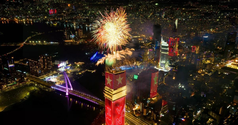 西贡玛丽娜国际金融中心——胡志明市新地标的璀璨之光。（图片来源：越捷航空公司）