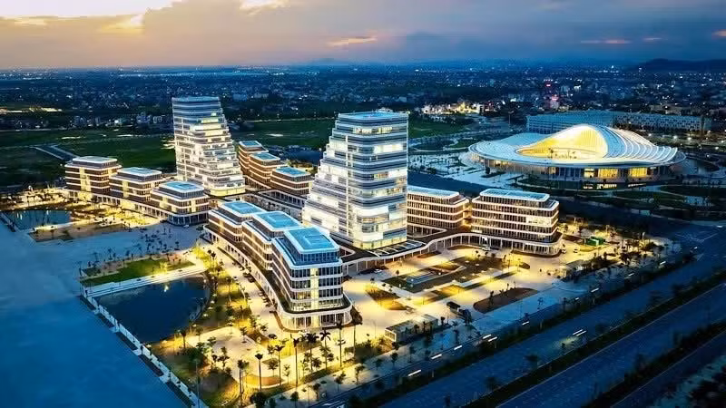 海防市政治行政中心。