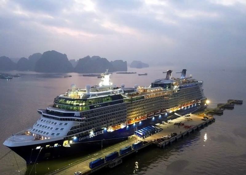 春节期间广宁省预计接待国际邮轮游客达数千人次。（图片来源：越通社）