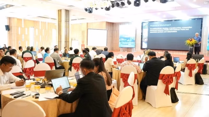 研讨会的场景。