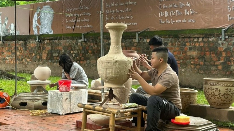 文庙—国子监钵场陶瓷制作体验区。
