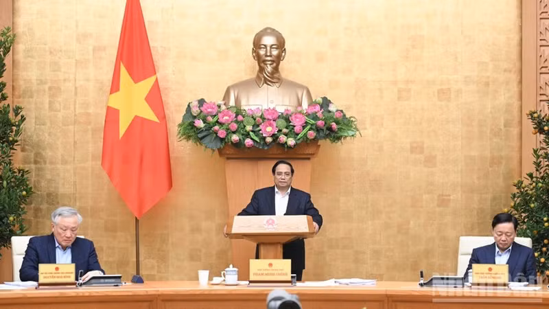 范明正总理主持2026年1月份政府例行会议。