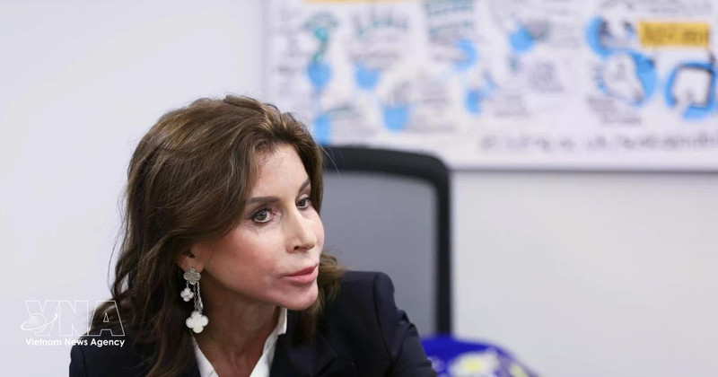 “面向世界”执行董事卡特琳·坎德尔女士。（图片来源：越通社）