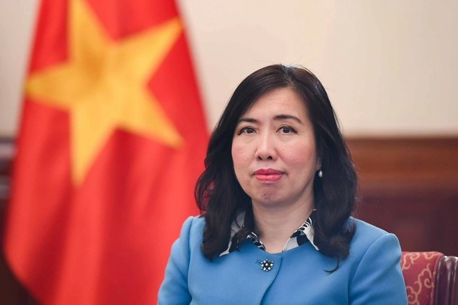 越南外交部副部长黎氏秋姮。