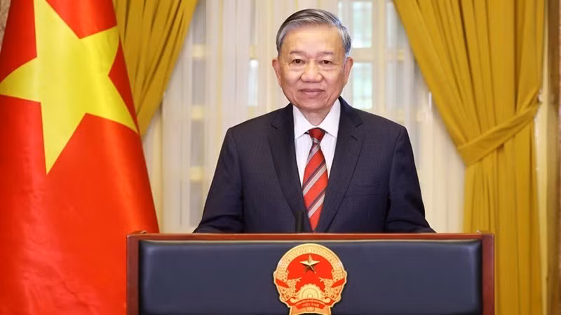 越共中央总书记苏林。