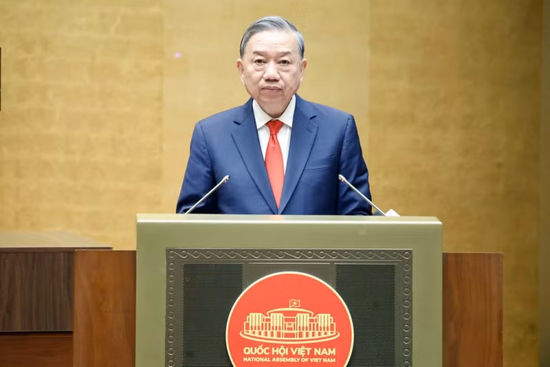 越共中央总书记苏林出席会议并发表指导讲话。