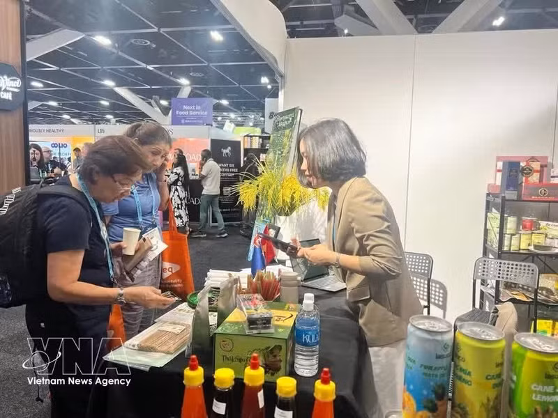 国际消费者对越南商品印象深刻。（图片来源：越通社）