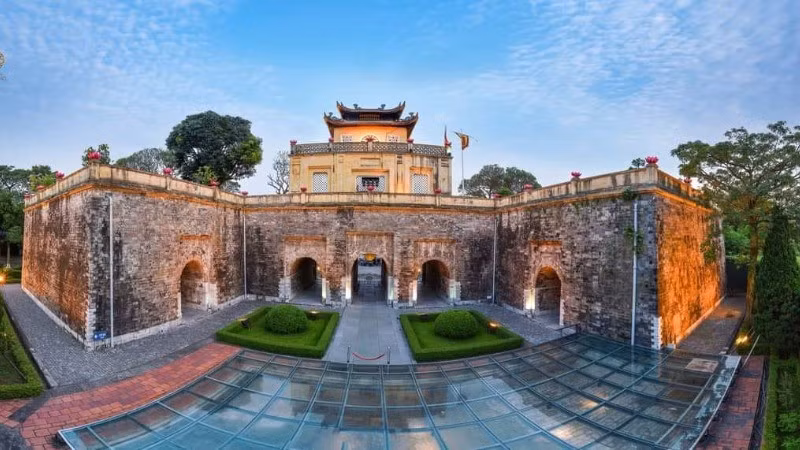 升龙皇城是河内市重点投入资源进行保护与价值弘扬的代表性遗产。（图片来源：nhandan.vn）