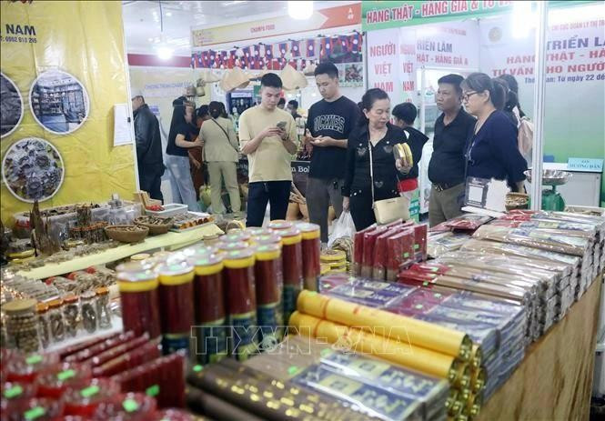 2026年岘港春节展销会吸引众多消费者前来参观购物。（图片来源：越通社）