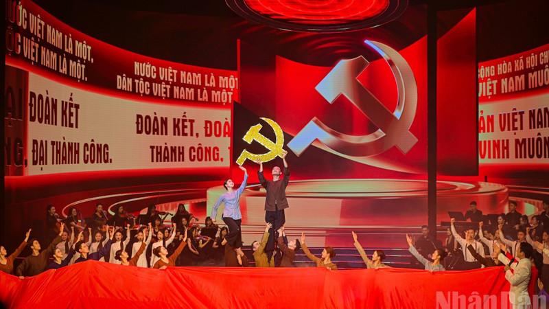 政论艺术节目《永远跟党走的信念》中的一个演出节目。