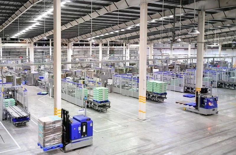 越南乳制品股份公司（Vinamilk）的工厂。