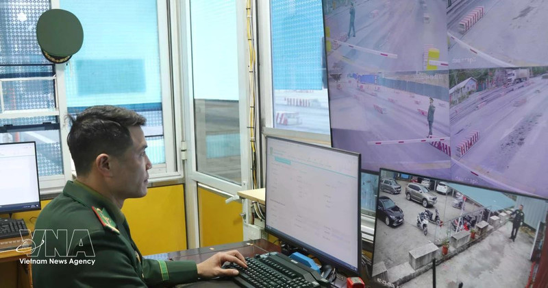 谅山省各口岸的货物贸易始终保持顺畅。