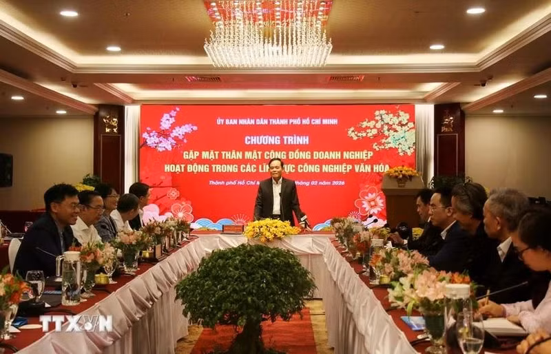 见面会场景。（图片来源：越通社）