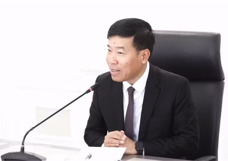 越共中央委员、外交部副部长阮孟强。（图片来源：越通社）