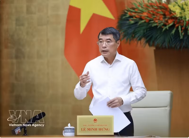 越南政府总理黎明兴5月4日主持召开2026年4月政府例行会议。（图片来源：越通社）