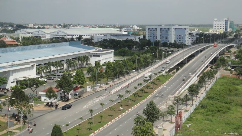 胡志明市高科技园区一角。