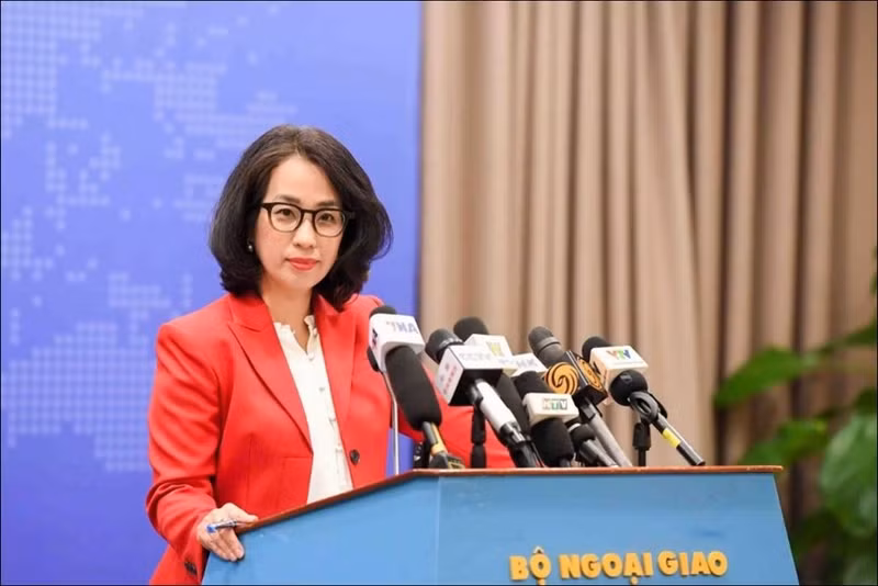 越南外交部发言人范秋姮。（图片来源：外交部）