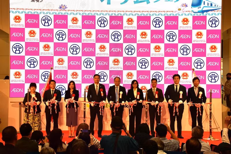 “越南商品周”活动开幕式。（图片来源：越通社）