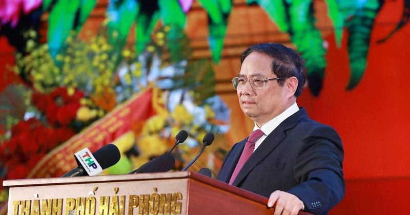 范明正总理发表讲话。（图片来源：越通社）