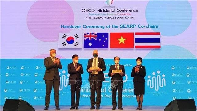 越南担任经济合作与发展组织（OECD）东南亚项目（SEARP）联席主席任期（2022-2025年）。（图片来源：越通社）