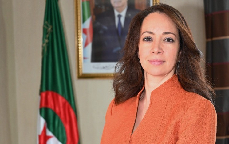 阿尔及利亚负责非洲事务的国务秘书塞尔玛·巴赫塔·曼苏里。（图片来源：al24news.dz）