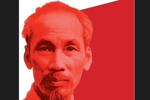 《胡志明选集》的封面。（图片来源：越通社）