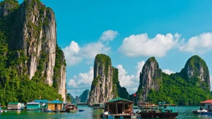 下龙湾之美。