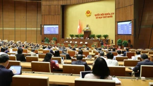 国会表决通过《紧急状态法》。（维灵 摄）