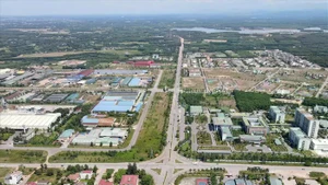 广治省南东河工业区。（图片来源：互联网）